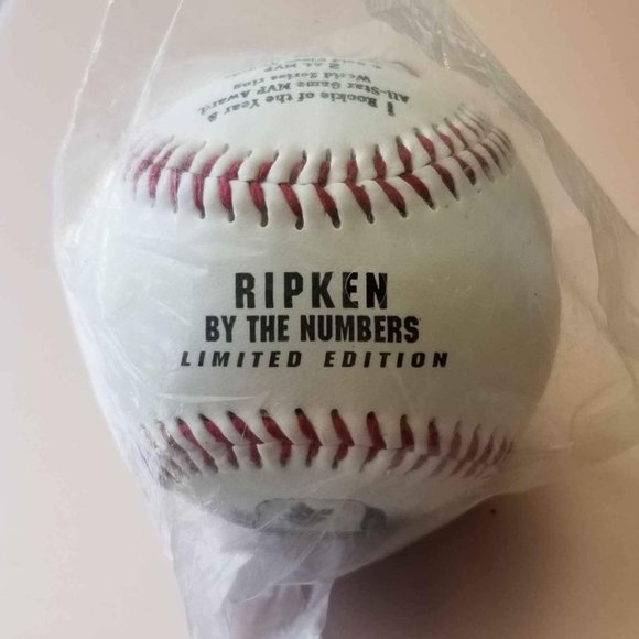 NEW Cal Ripken Jr By the Numbers Souvenir Baseball Limited Ed. NIB Burger King - Picture 2 of 4